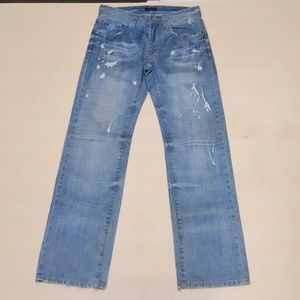 Dsquared² Essential Painted Faded Denim Jeans Original