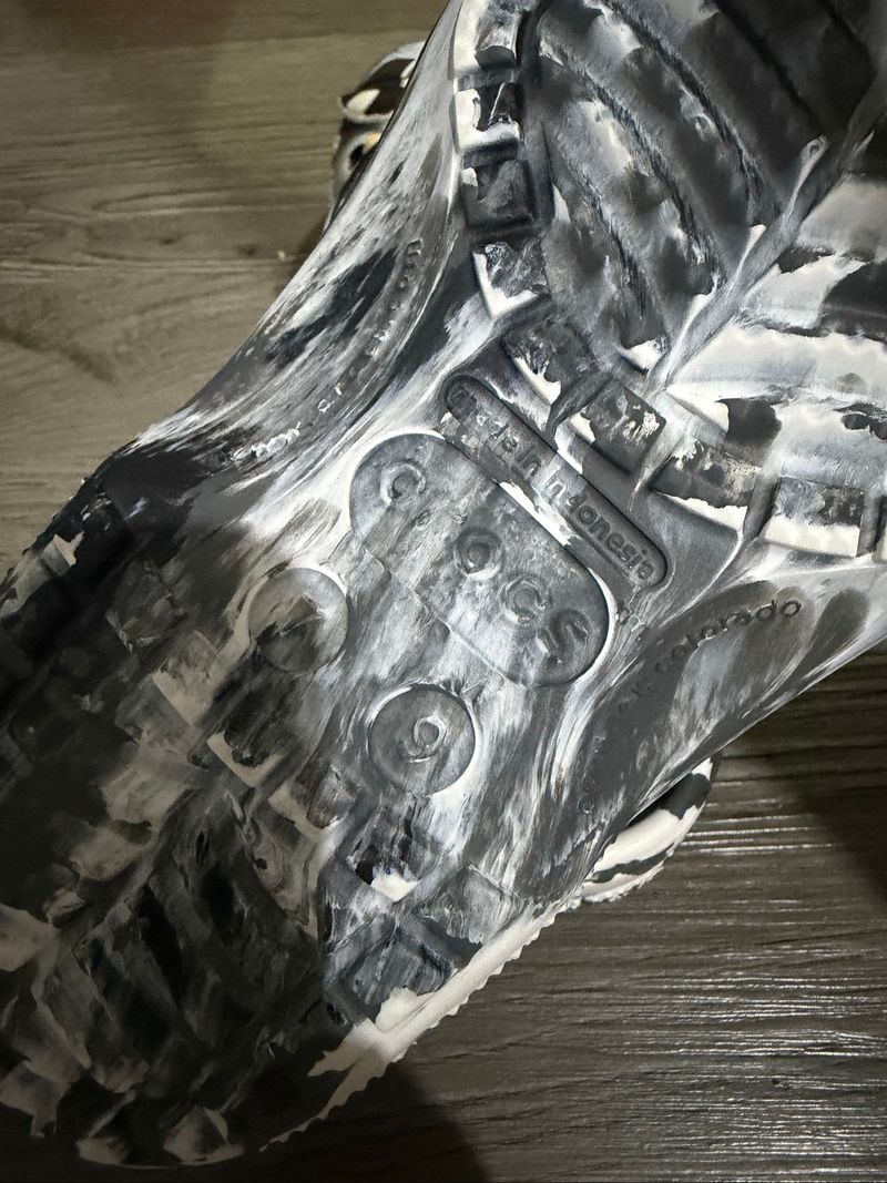 Crocs Marble Hitam 40 (M7), foto 6