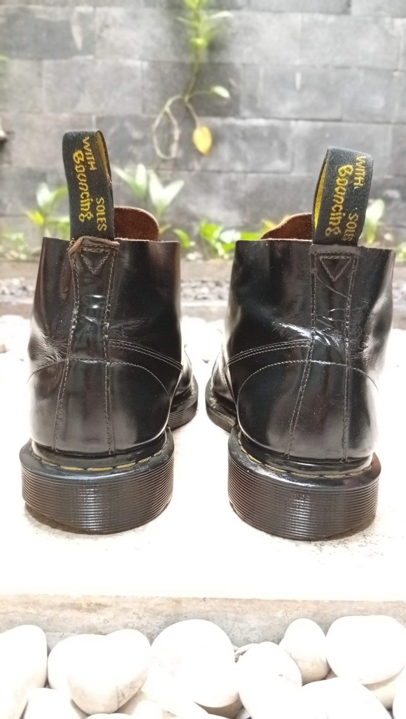 DR MARTENS Church Monkey Black Smooth Leather, foto 9