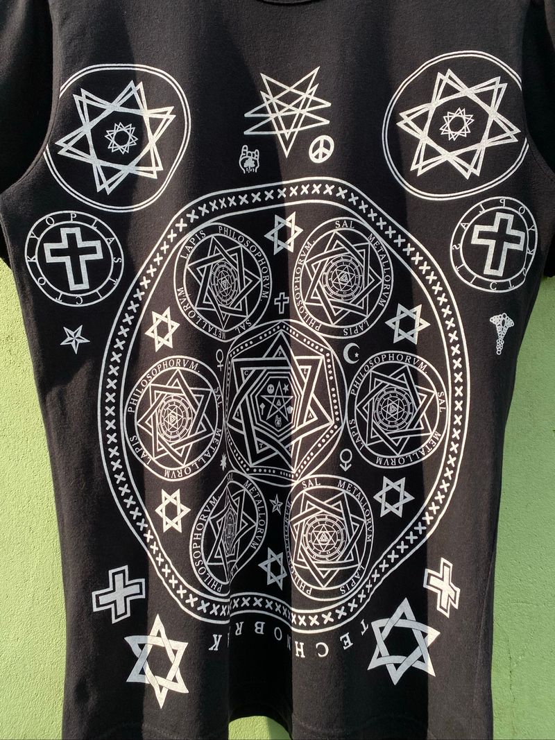 Rare Gothic Occult Alchemy Black Esoteric Darkwear Archive, foto 8