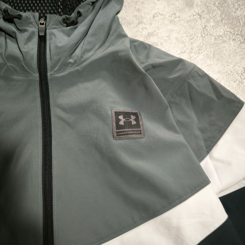 Under Armour Sportswear Track jacket Pria white gray, foto 5