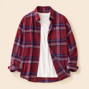 Flanel merah strip