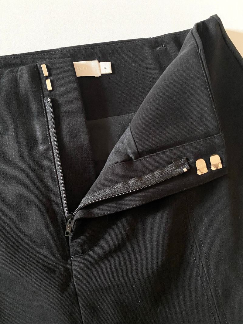 Ecinos Black Mini Skort High Waisted A-Line, foto 8