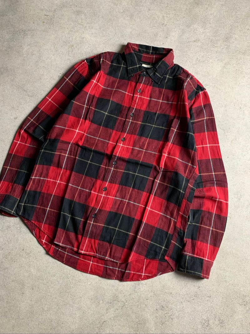 GU Plaid Flannel Shirt, foto 3