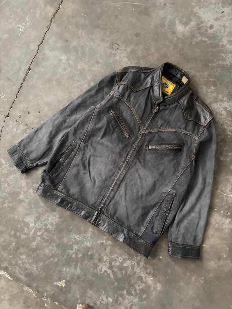 Denim Jackets Leather Vtg, foto 2