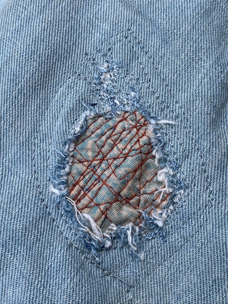 00’s Levis Engineered One Pocket Blue Wash Distressed Denim, foto 5