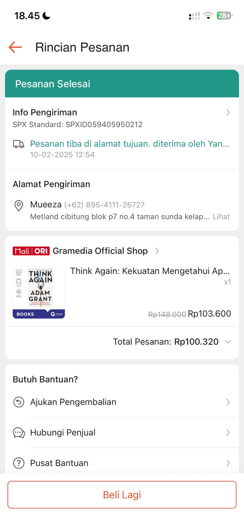 Buku Think Again by Adam Grant, foto 3