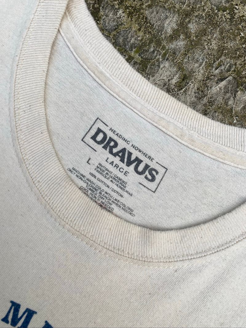 DRAVUS MIND TRIPS WEED TSHIRT CREAM, foto 7