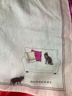 burberry cat handkerchief