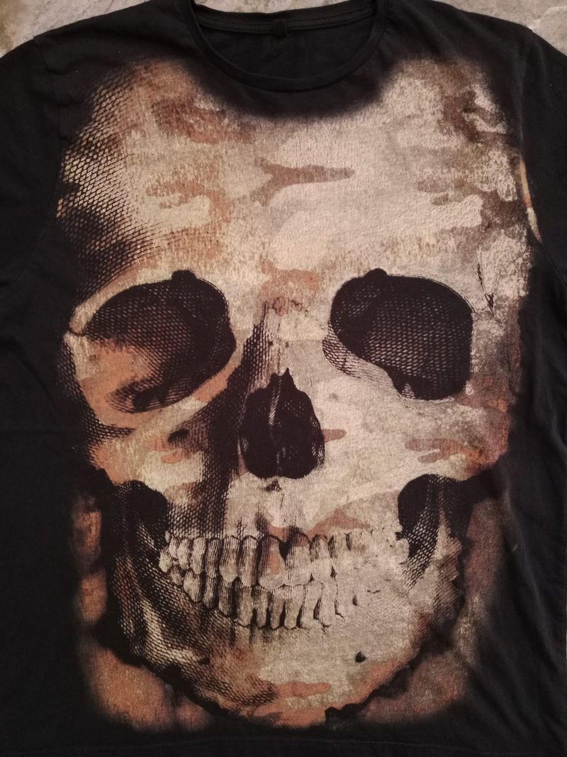 💀 Y2K AOP "Skull" Graphic t, foto 3