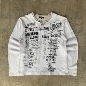 Japanese brand Y2K Emo T-shirt Pria white
