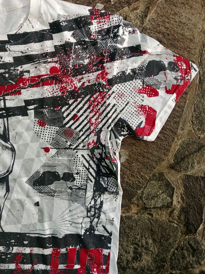 💀 Y2K AOP "Skull" Graphic Tee, foto 5