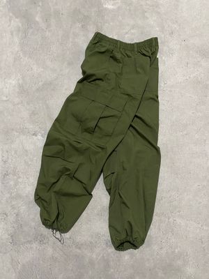 GU Super Wide Cargo Balloon Pants Olive original