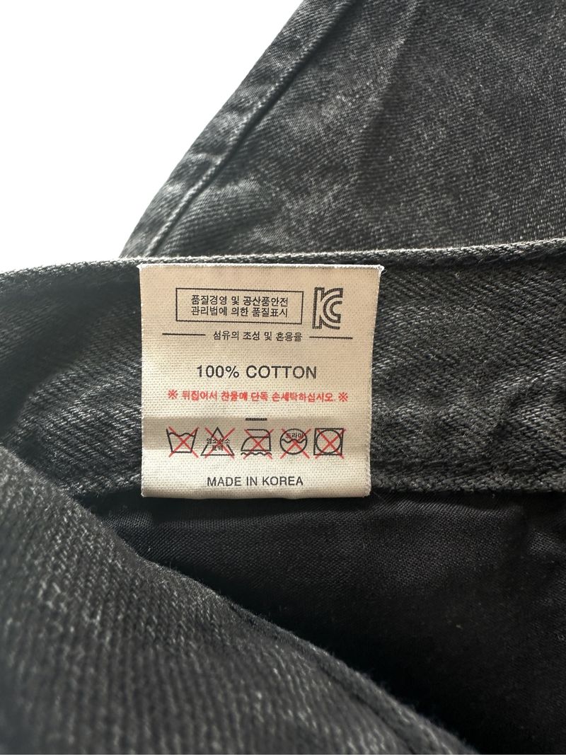 THISISNVRTHAT C-Denim Short - Washed Black, foto 7