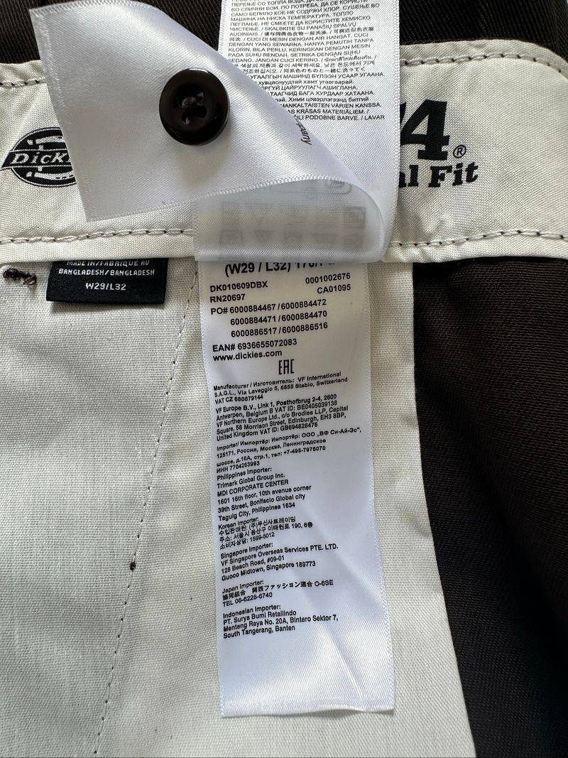 DICKIES 874 Work Pants - Dark Brown, foto 10
