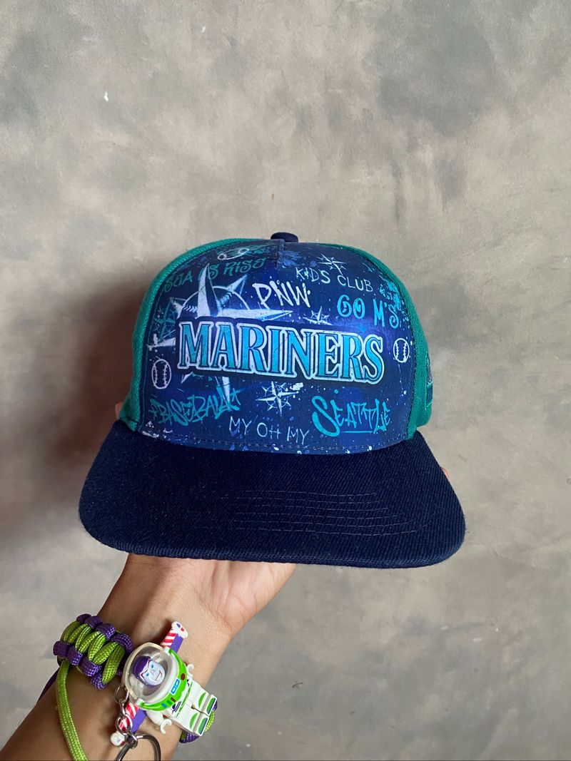 y2k Mlb Seatle Marines SnapBack by Melonwear, foto 2
