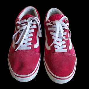 VANS Streetwear Skater Sneakers Pria red