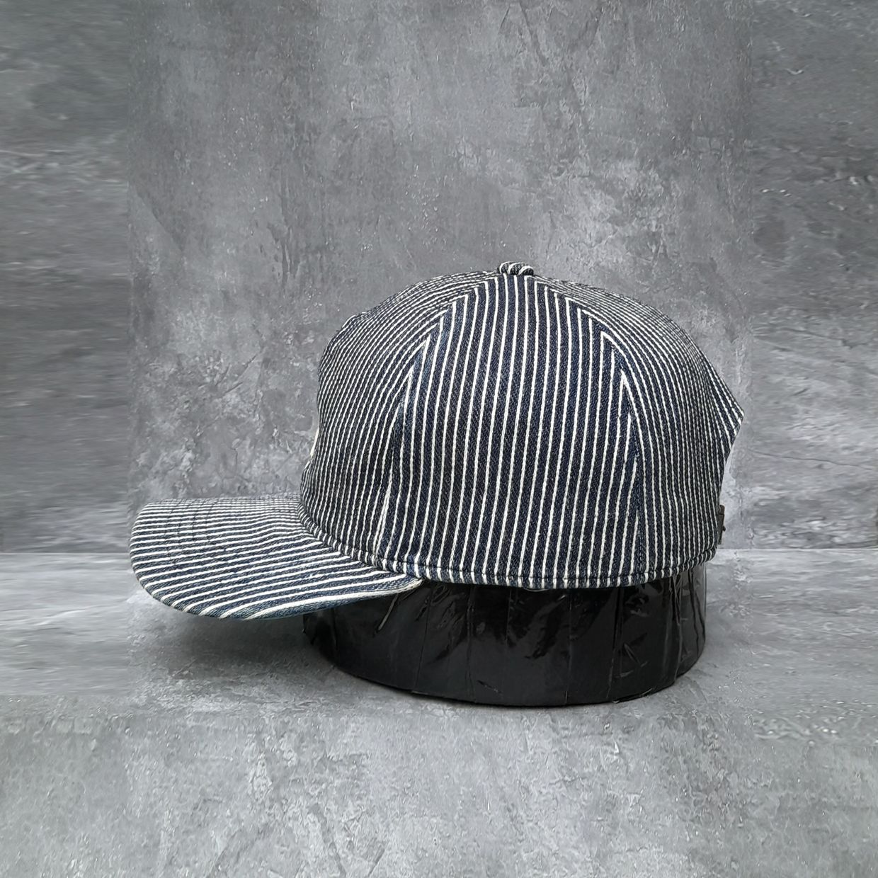 Vintage Minimalist Hat Pria white navy, foto 3