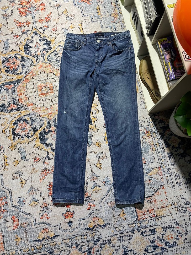 Denim Pants Polham Wash Fadded, foto 2
