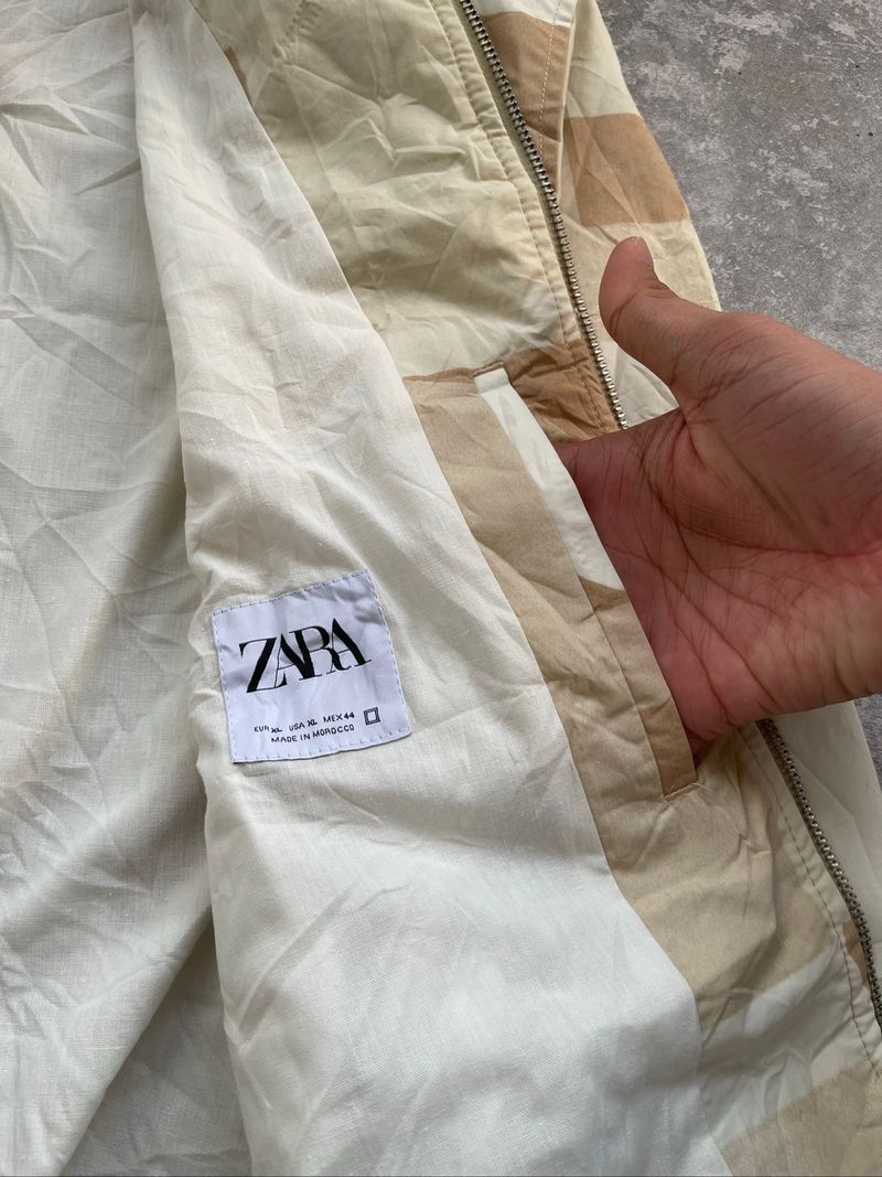 Zara Abstrak Casual Work Jacket, foto 6