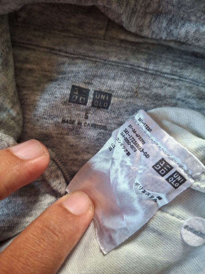 ZIP HOODIE UNIQLO BASIC ORIGINAL 100%, foto 3
