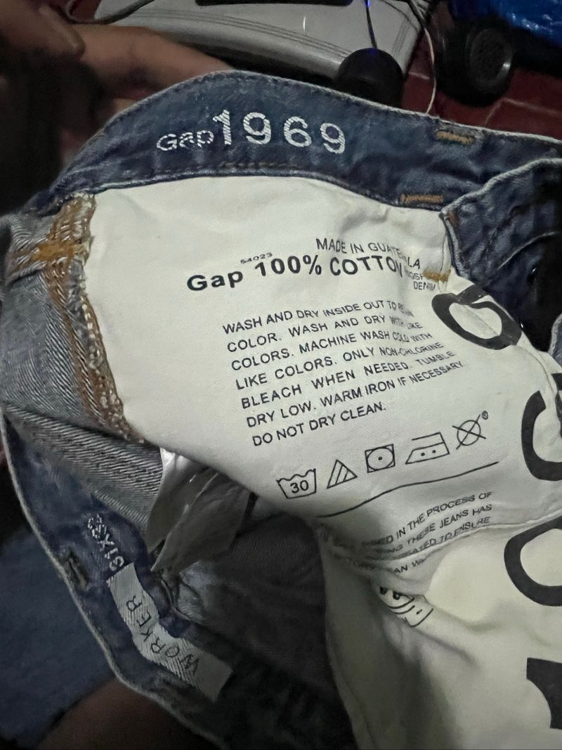 Gap denim  riped jeans celana panjang, foto 4