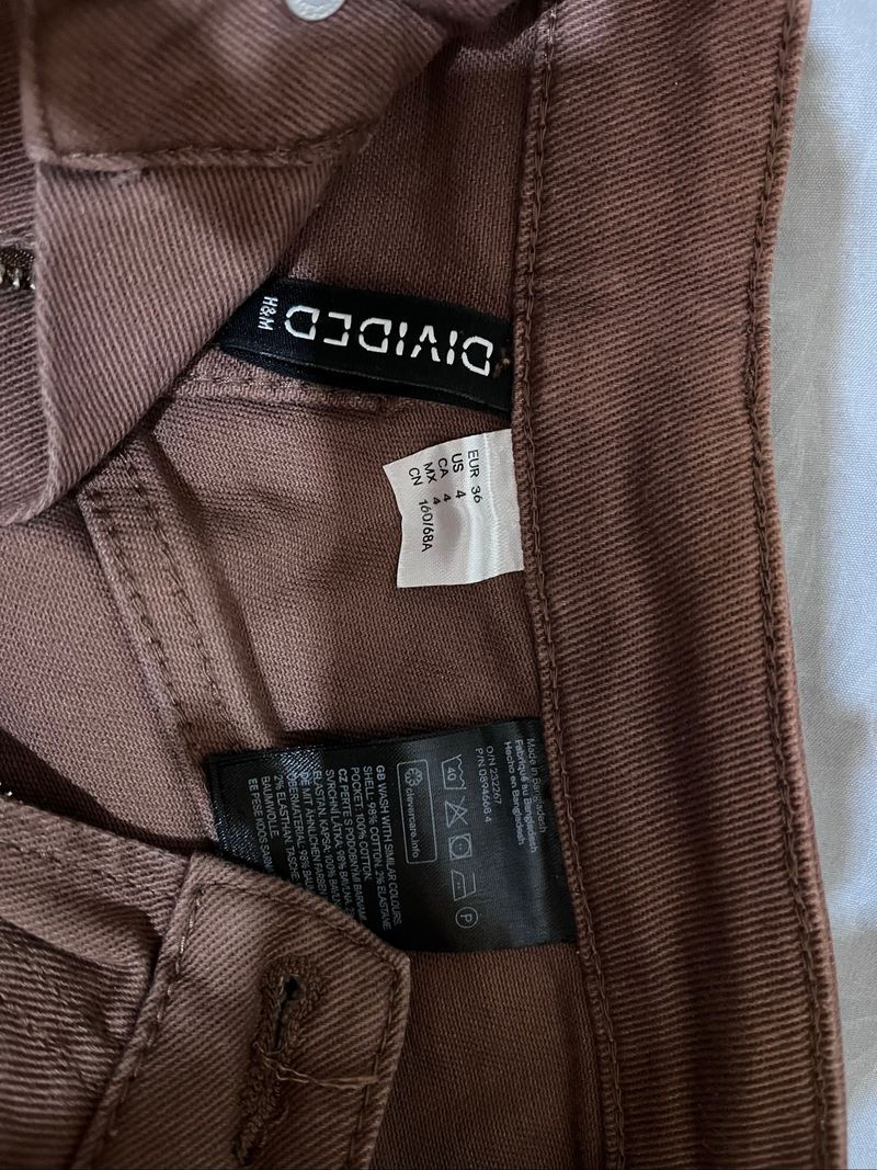 H&M brown denim pants, foto 2