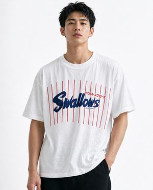 Banpresto x Swallows Japan Baseball Sportswear T-shirt L