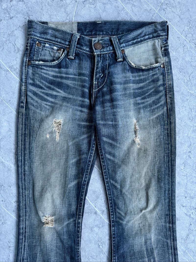 Y2k grunge fairy punk emo LEVI'S Japan Market Flare Jeans, foto 3