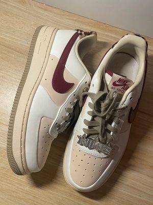 Women's Air Force 1'07 Pearl White/Team Red (VNDS Unworn)