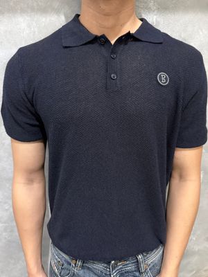 Jean Michael Basquiat Knit Polo Shirt