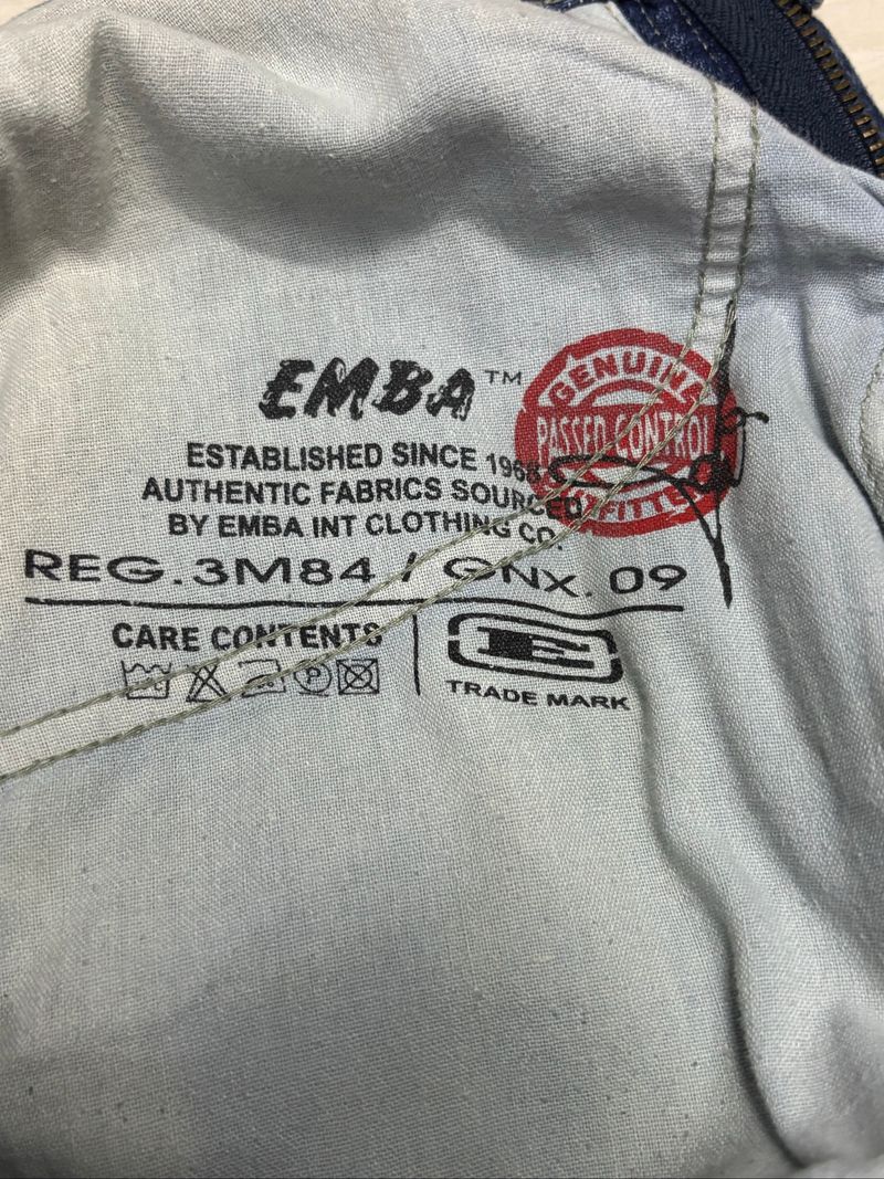 EMBA Y2K baggy blue jeans, foto 9
