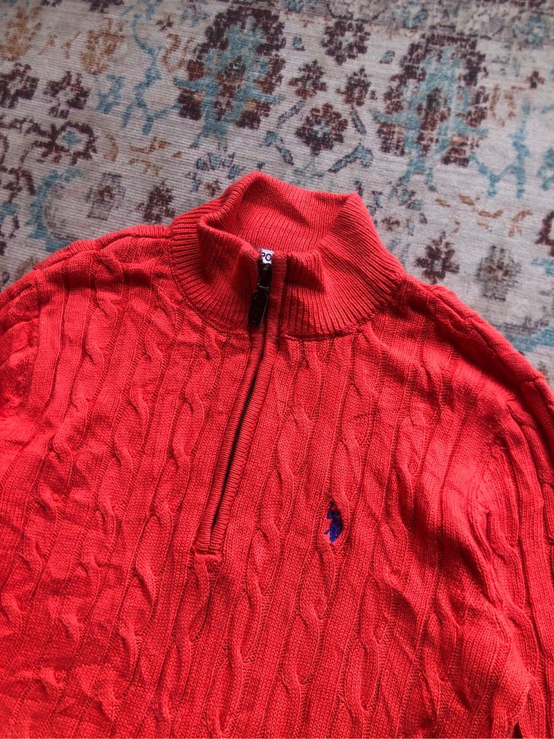 U.S POLO ASSN KNITWEAR HALZIP, foto 2