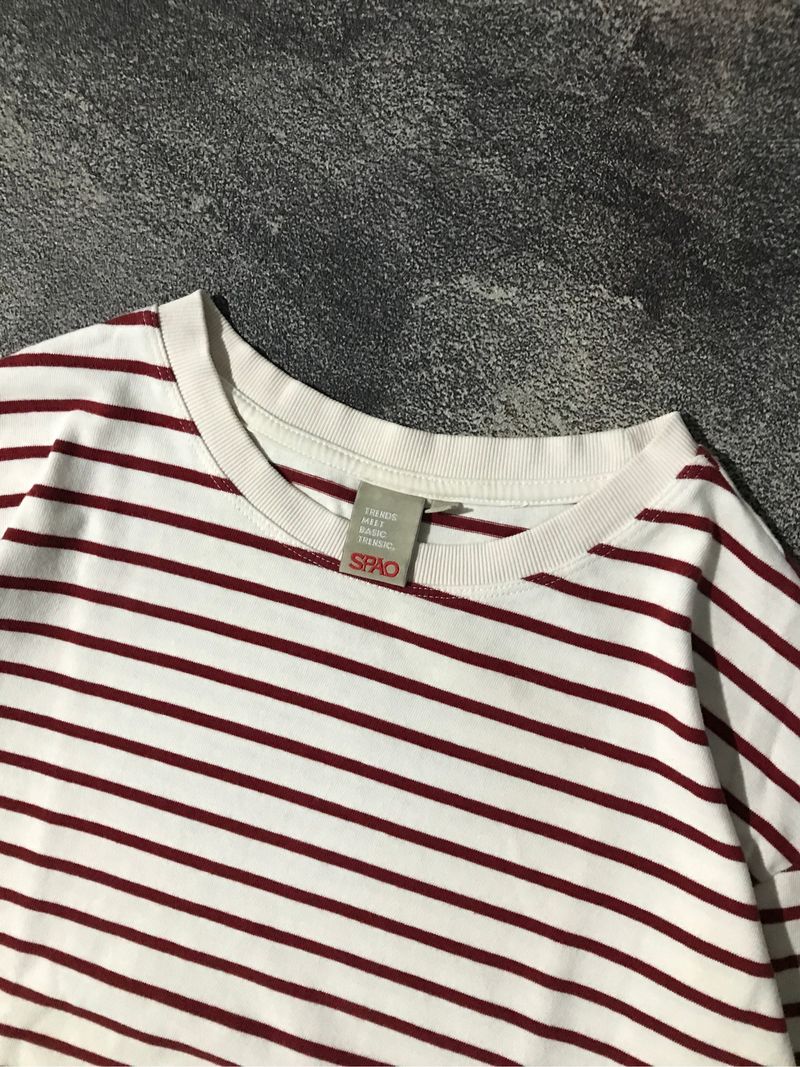 SPAO LONGSLEEVE STRIPED T-SHIRT SECOND, foto 3