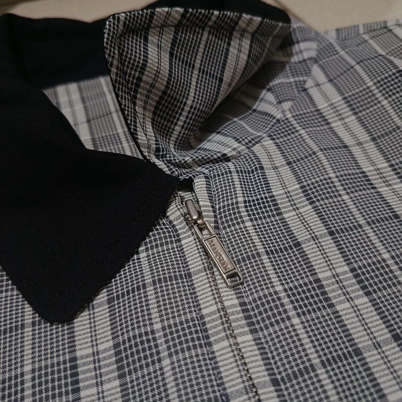 Manstar Tartan Casual Harrington Jacket, foto 2
