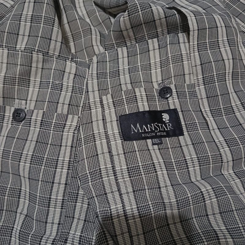 Manstar Tartan Casual Harrington Jacket, foto 5
