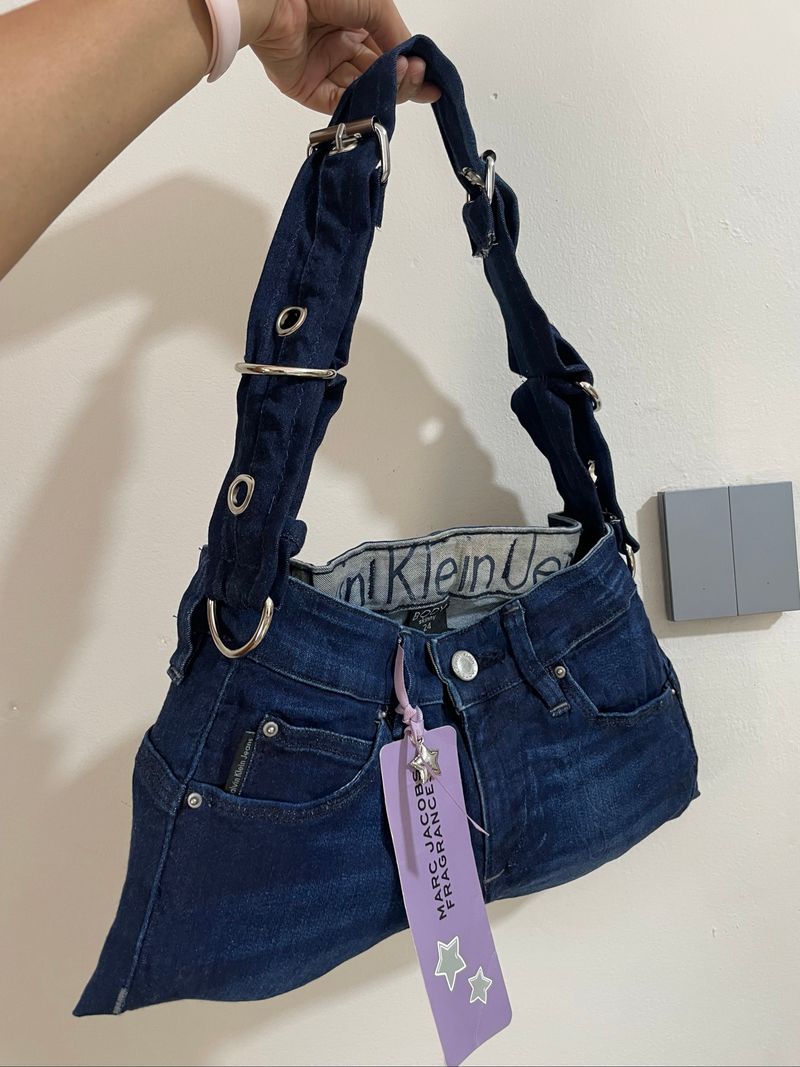 REWORKED BAG FROM ORIGINAL CALVIN KLEIN JEANS, foto 3