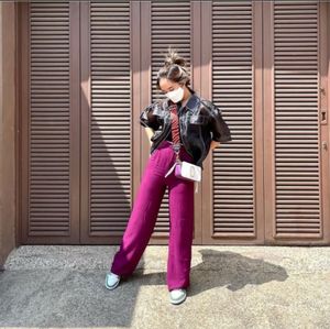 GLOWPOPID Wide Leg Pants
