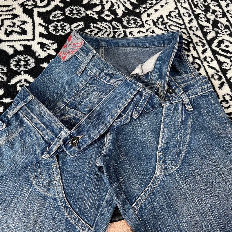 2000’s unique denim blue faded🇯🇵, foto 8