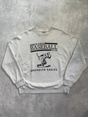NY Ebbets Field Crewneck Sweatshirt Baseball Broklyn Eagles