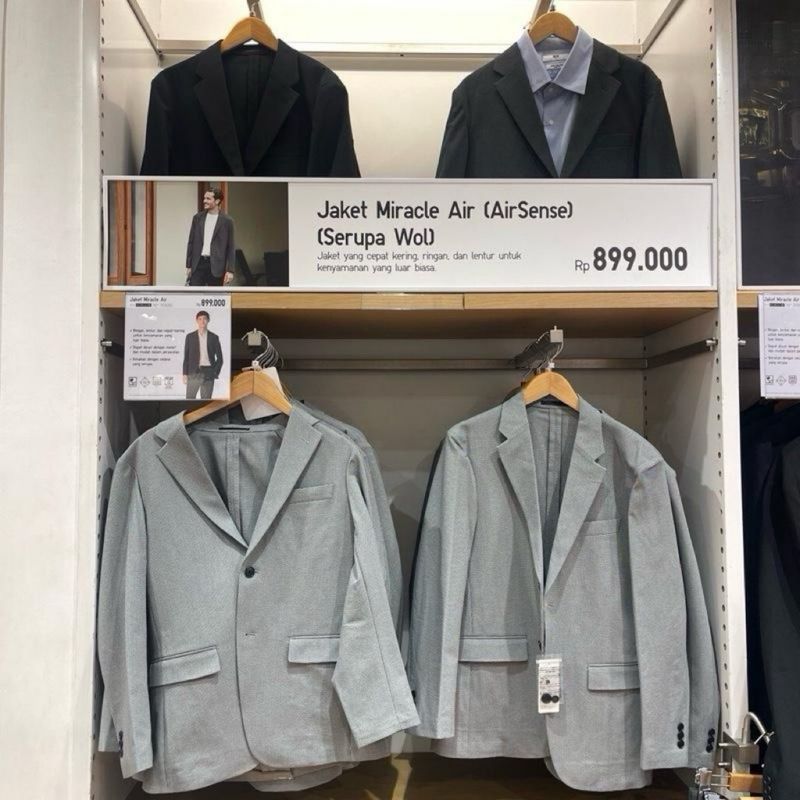 Uniqlo - Kando Blazer - Gray - Size L, foto 7