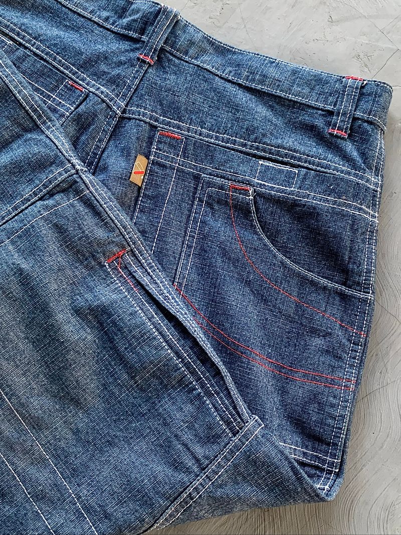Y2K Embroidered Skull Jeans, foto 2