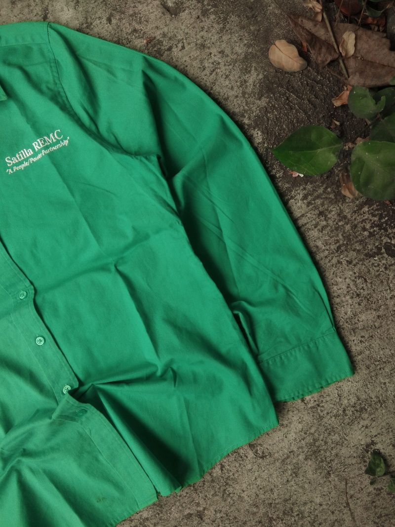 Kemeja Port Authority Workshirt Green, foto 3