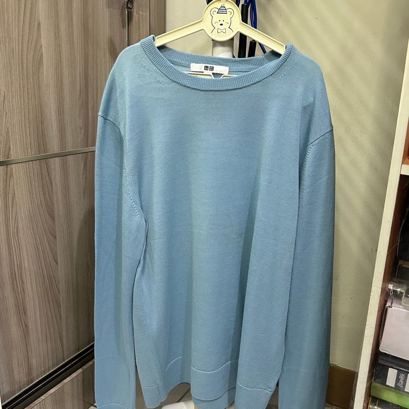 Uniqlo knit blue, foto 2