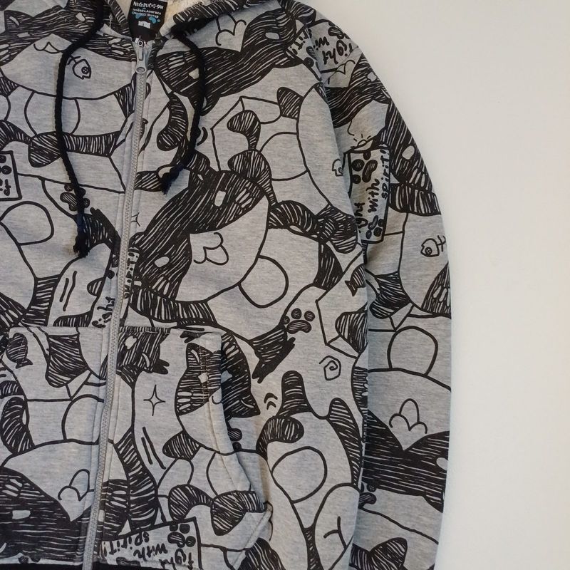 Zipper hoodie necobuchisan, foto 3