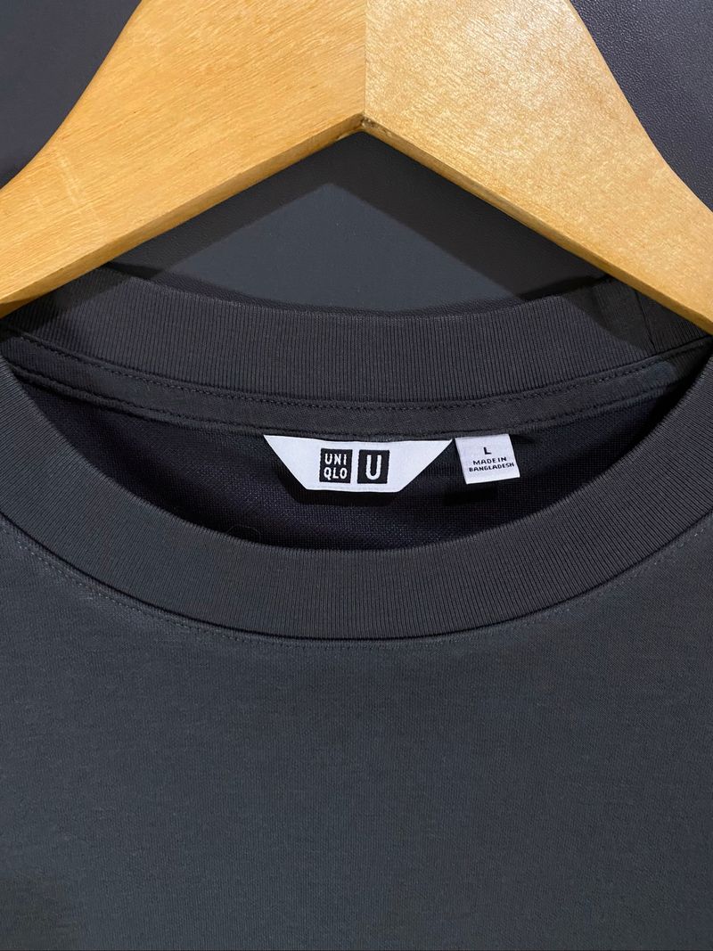 Uniqlo Tee Airsm Charcoal, foto 4