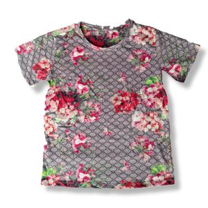 GUCCI FLOWER MONOGRAM WOMEN T-SHIRT | KAOS | GS