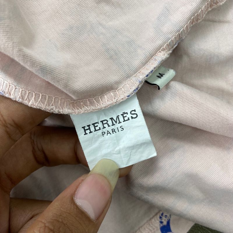 Hermes Paris Micro Bridle Printed Tee, foto 7