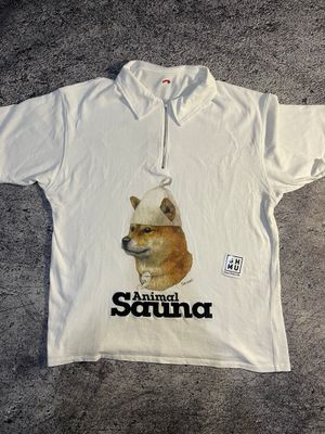 Shirt Halfzip Art Shiba Inu Sauna SAUVENIR X FREAKS STORE