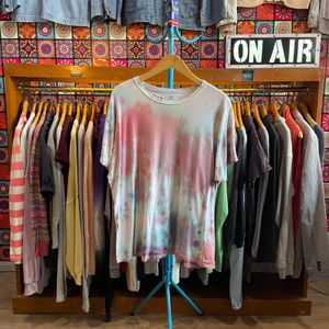 Hanes Tie-Dye Short Sleeve T-Shirt Splash Colour